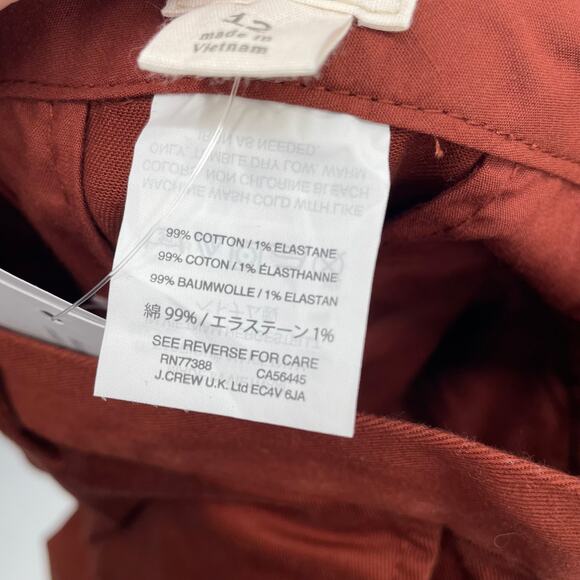 CREWCUTS J. Crew NWT Boy's Chino Fit Pants in Rust // 12 - Picture 9 of 9